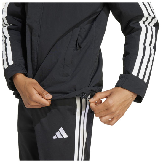 Adidas Ανδρικό μπουφάν Essentials 3-Stripes Insulated Hooded Jacket Adidas Ανδρικό μπουφάν Essentials 3-Stripes Insulated Hooded Jacket